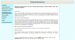 Desktop Screenshot of poland-syndrom.de